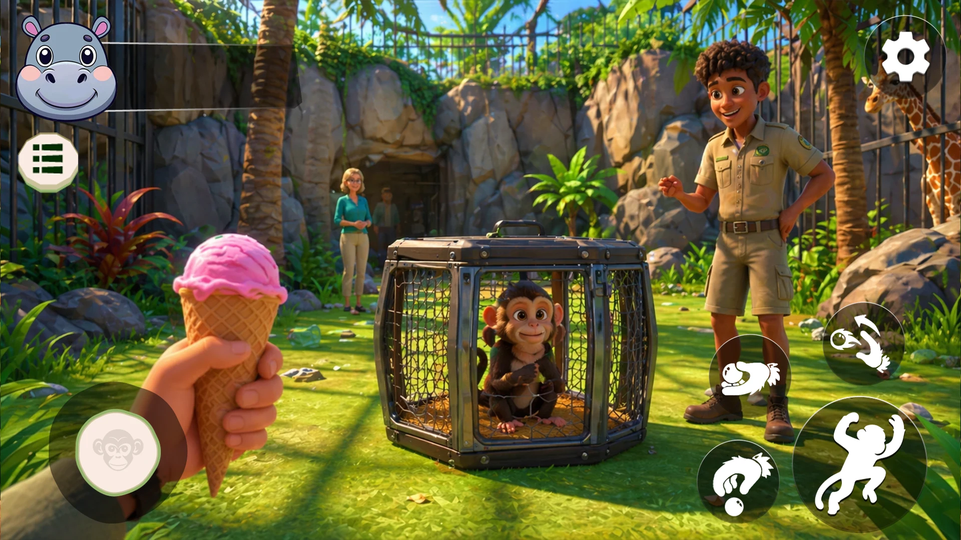Little Monkey : Zoo Prankster screenshot