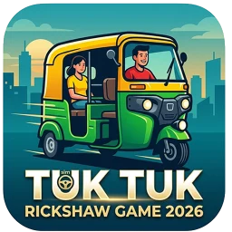 Symbol von Tuk Tuk Auto Rickshaw Game 3D